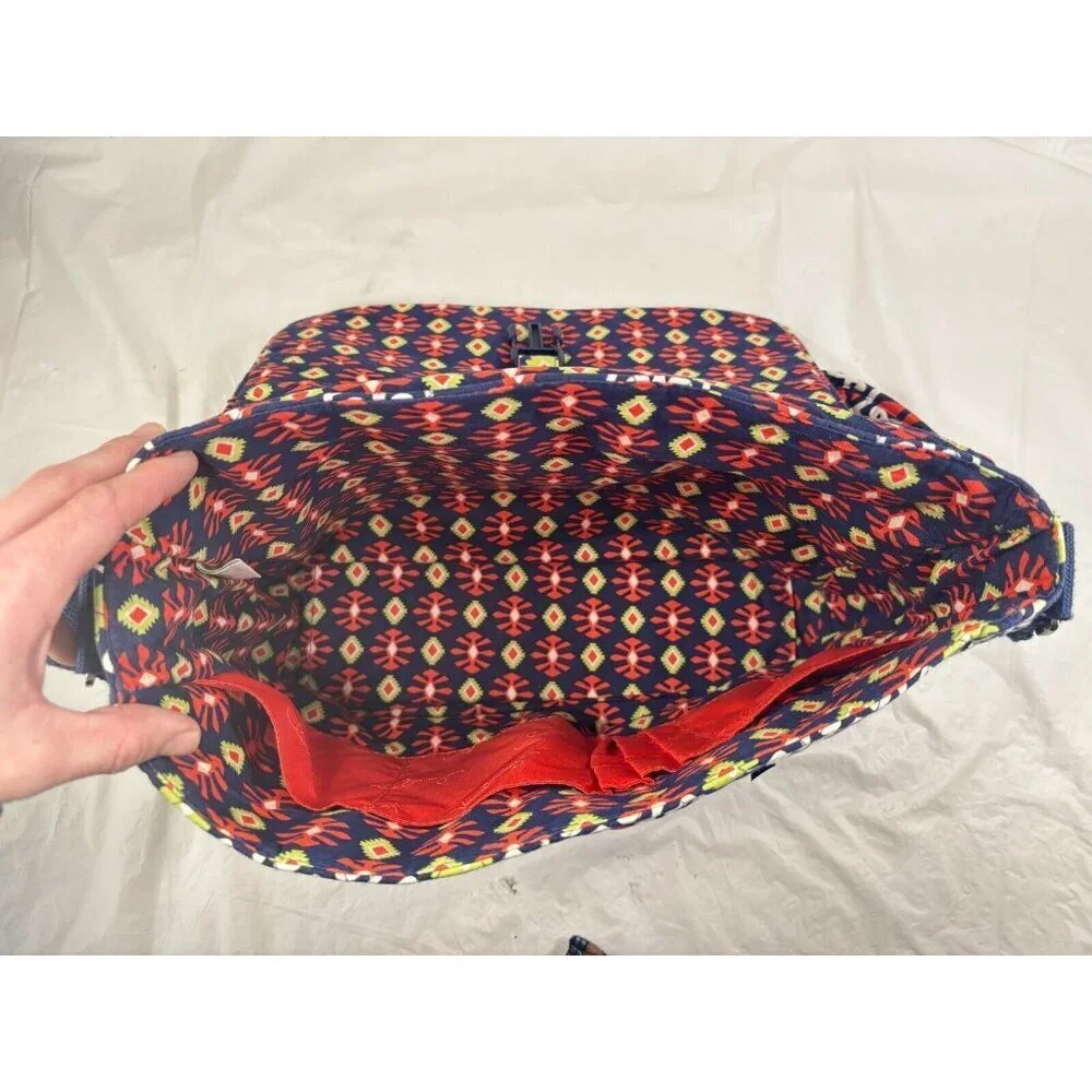 Vera Bradley Quilted Cotton Sun Valley Messenger